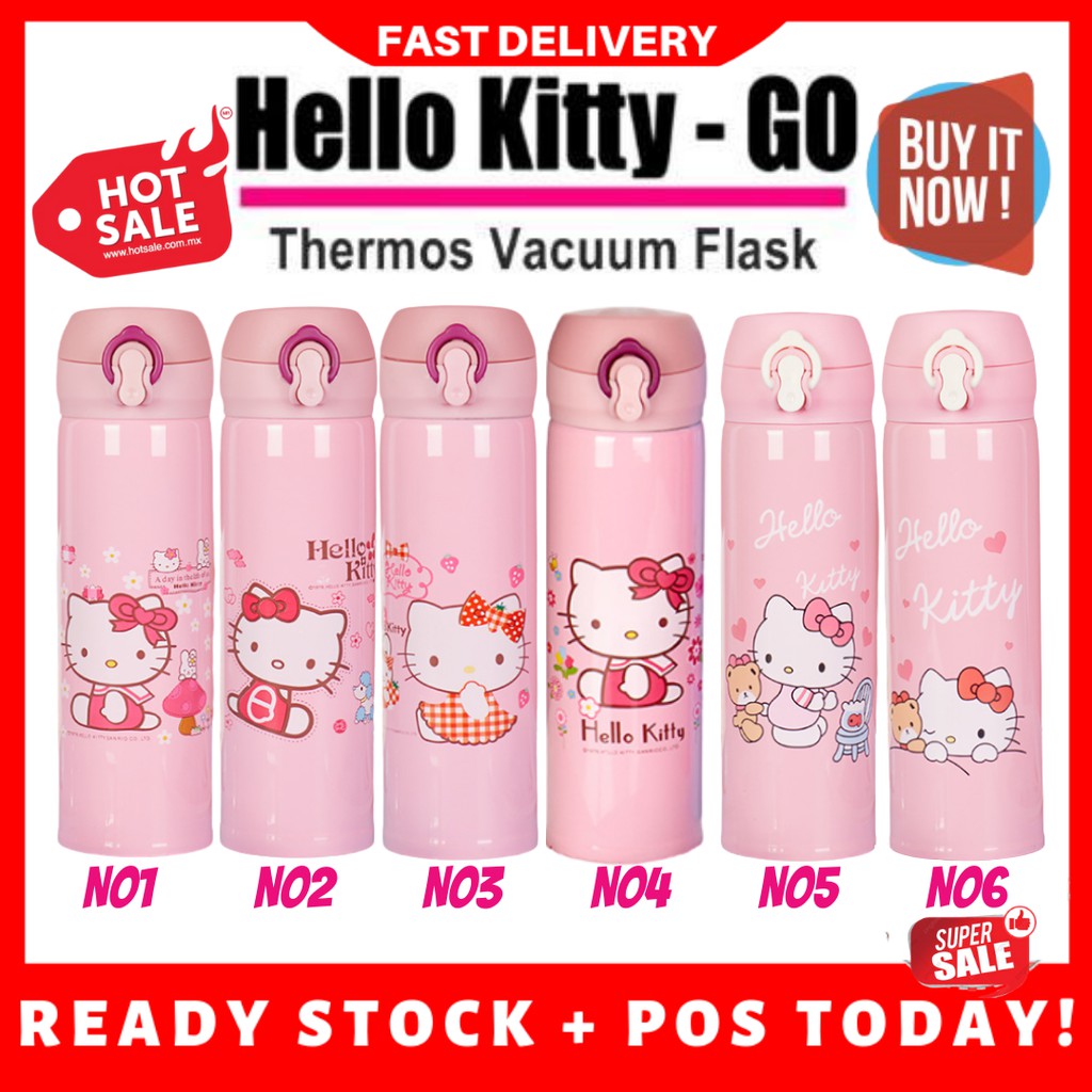 💥Hello Kitty Thermos Stainless Steel Bottle Flask Thermos Flask Warm