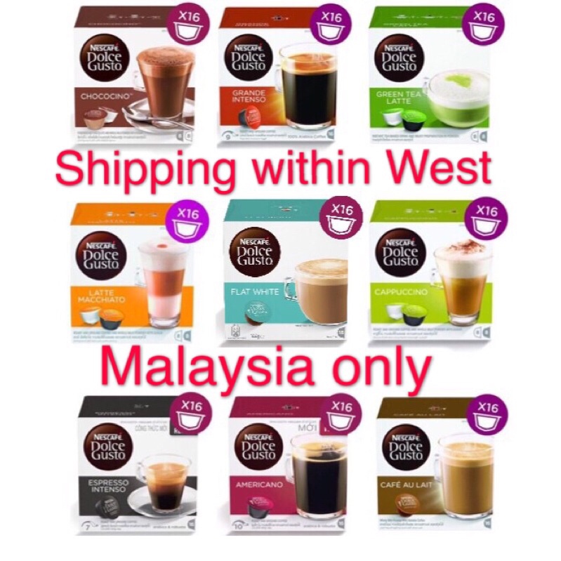 NESCAFE DOLCE GUSTO Capsules Box Shopee Malaysia