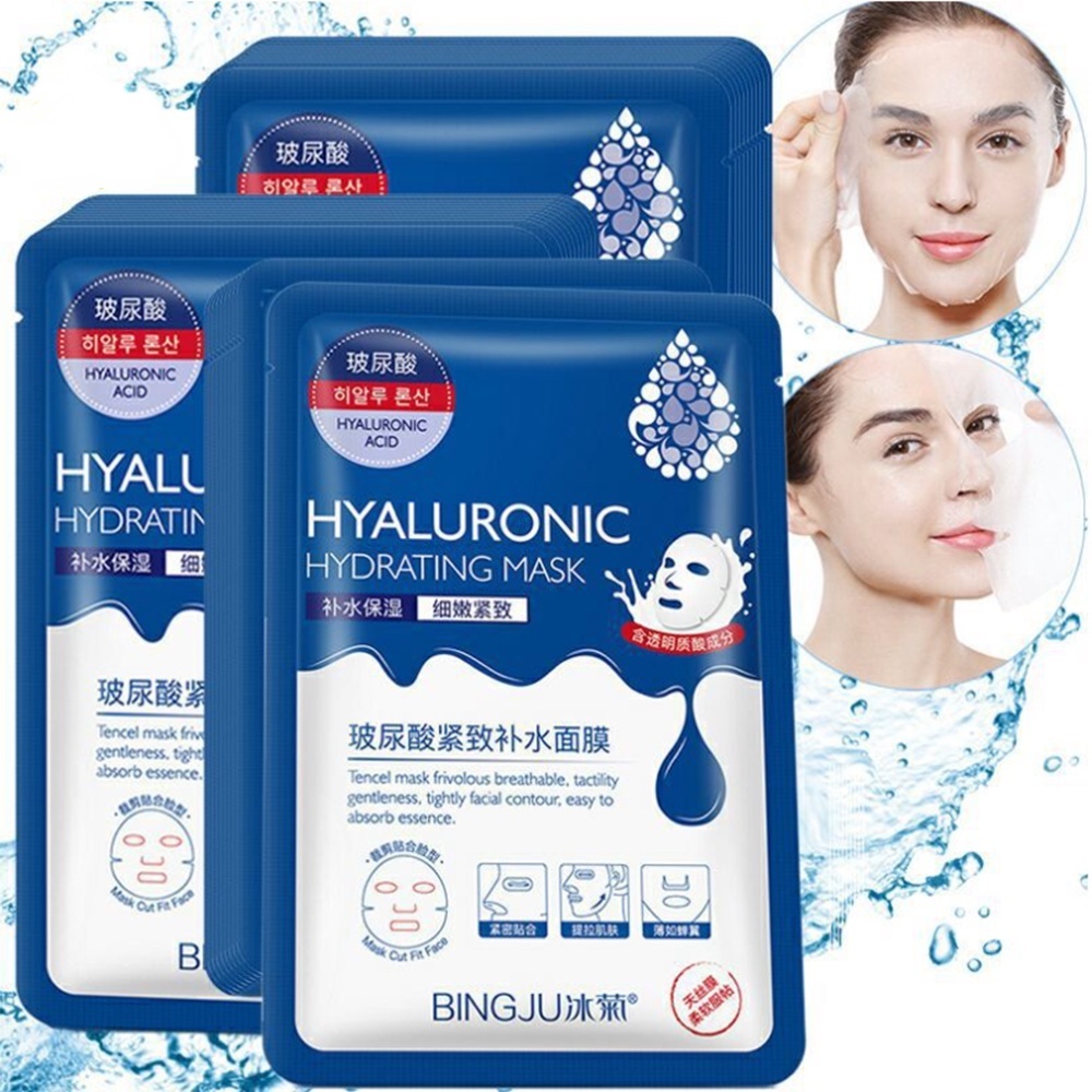 Hyaluronic Acid Facial Mask Moisturizing Hydration Oilcontrol Anti