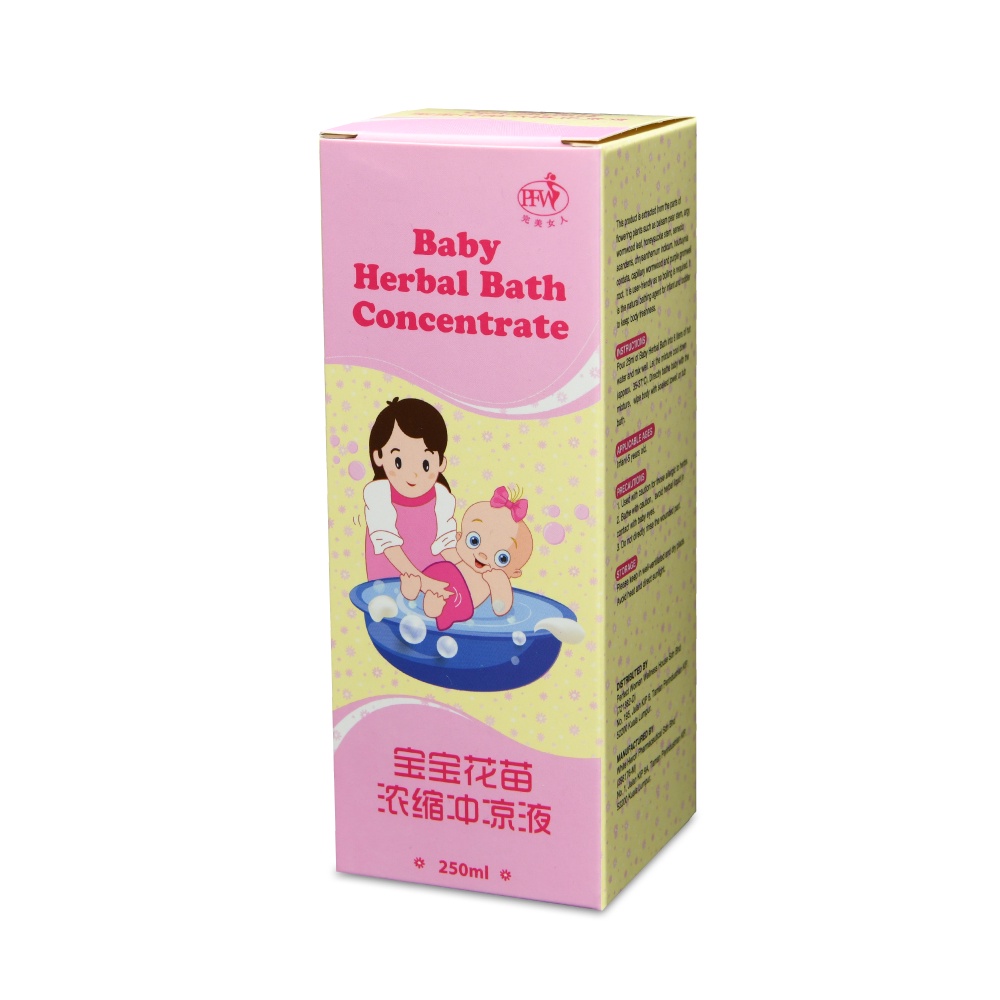PFW Baby Herbal Bath Concentrate/ Natural Baby Shower Liquid/ Reduce