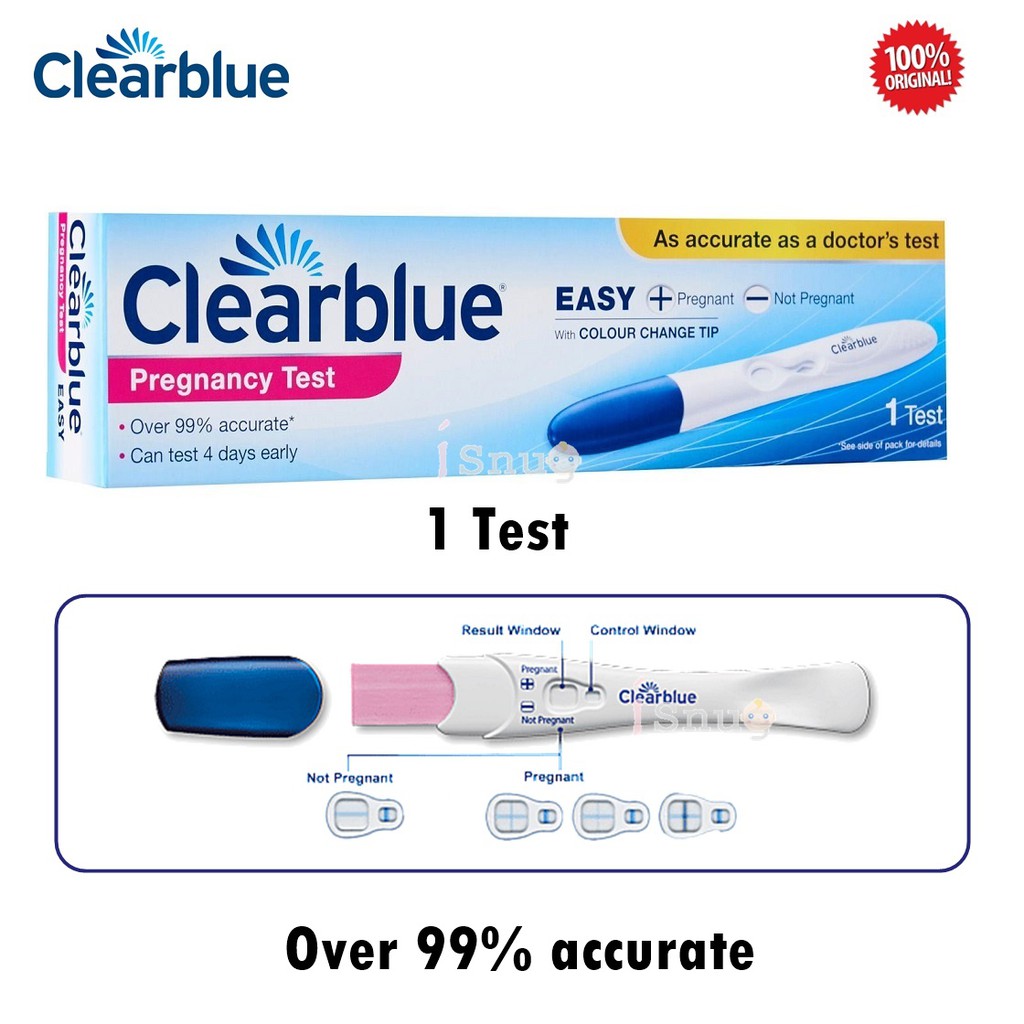 Clearblue Easy Pregnancy Test Kit (1 Unit) Expiry 01/2023 Shopee Malaysia