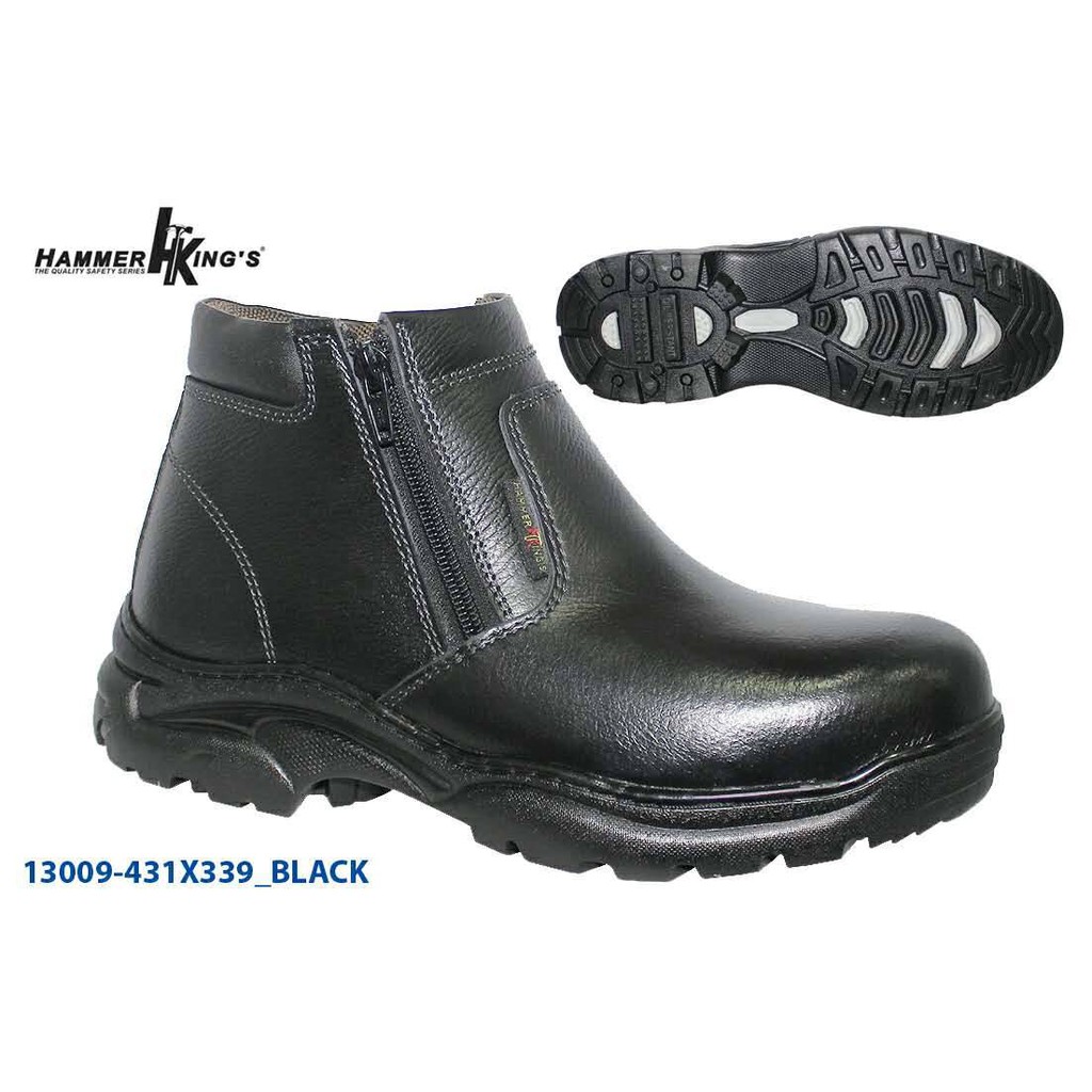 Hammer King's Safety Shoe Mid Cut 13009 Shopee Malaysia