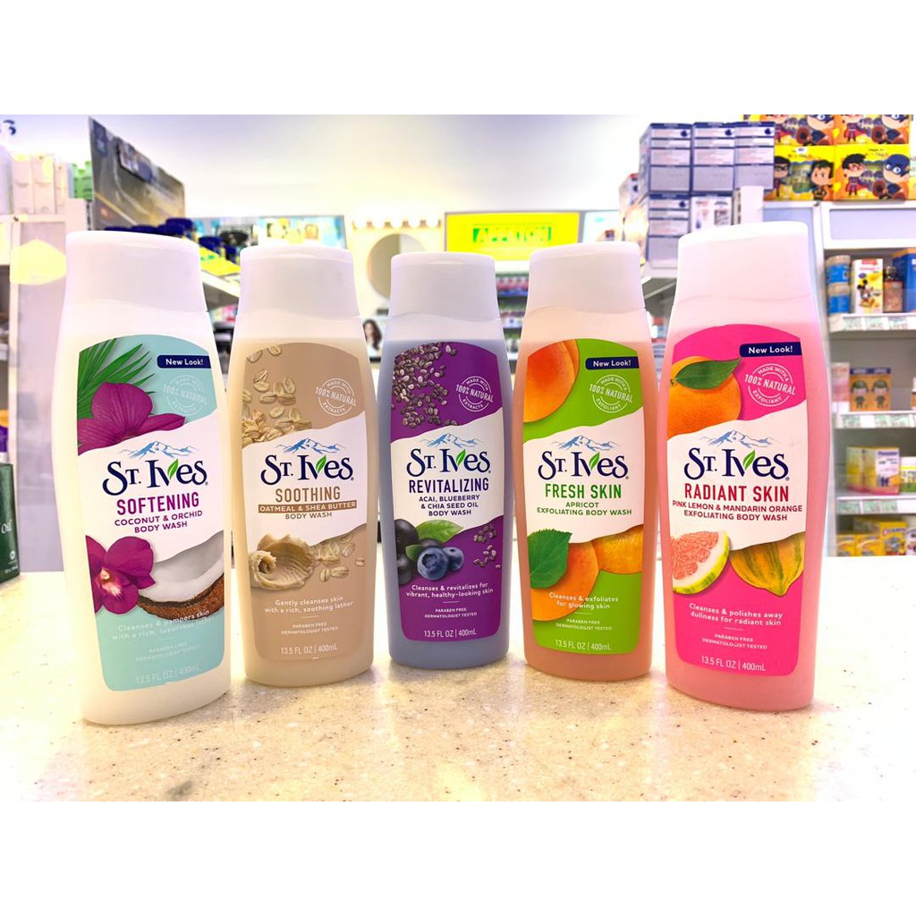 ST. IVES BODY WASH 400ML Shopee Malaysia