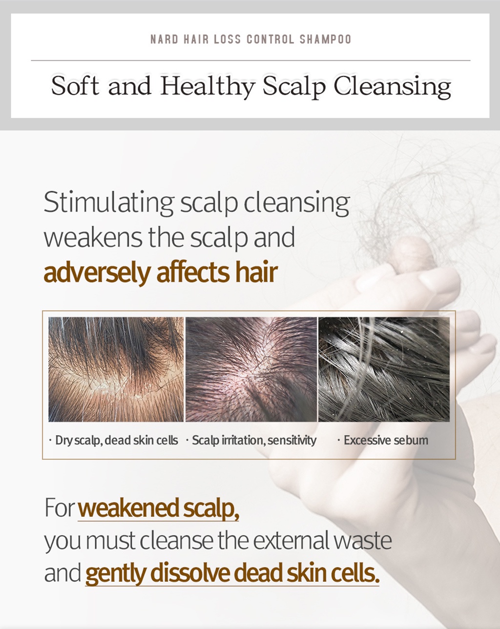 [NARD] Hair Loss Control Shampoo, 500ml/900ml AntiHair Loss, Itchy