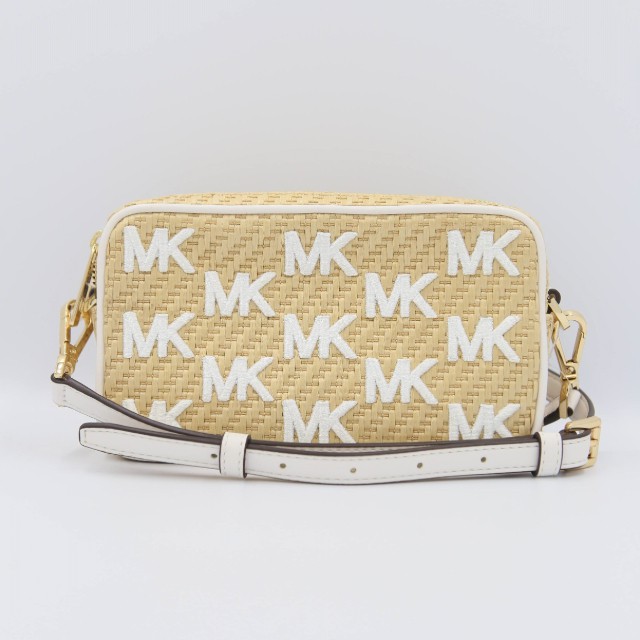 Actualizar 57+ imagen michael kors straw crossbody bag Abzlocal.mx