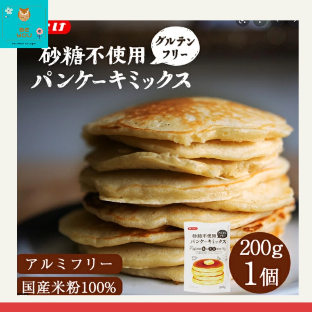 (Japan) Sugarfree pancake mix powder 200g Glutenfree, pancake