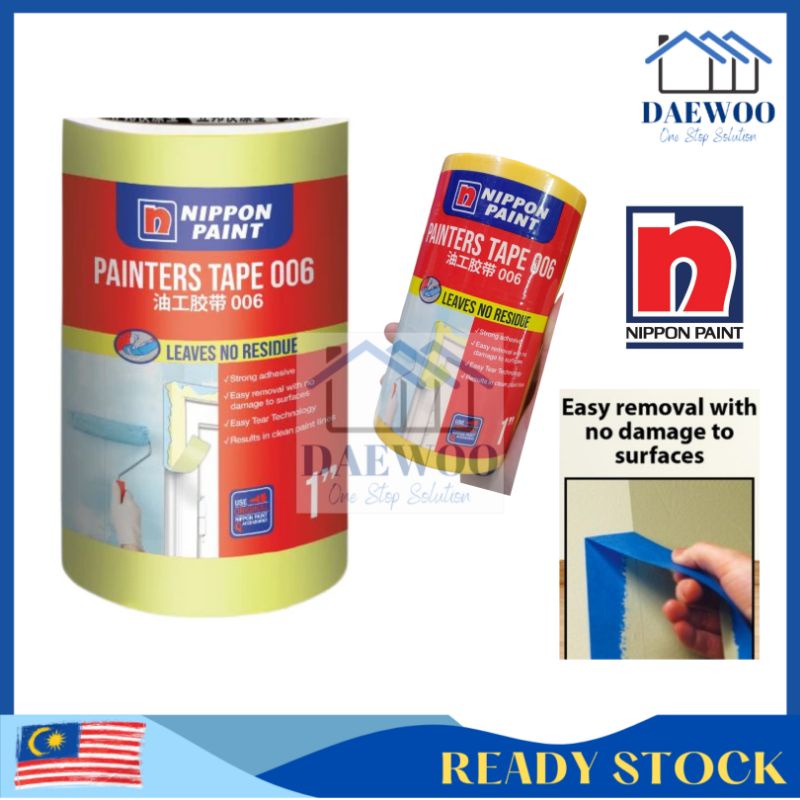NIPPON PAINT WASHI TAPE 24MM / 36MM X 15M / PAINTER TAPE / PAINTING