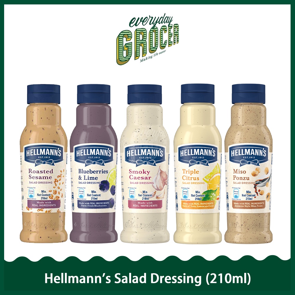 Hellmann's Salad Dressing (210ml) ( Roasted Sesame /Smoky Caesar