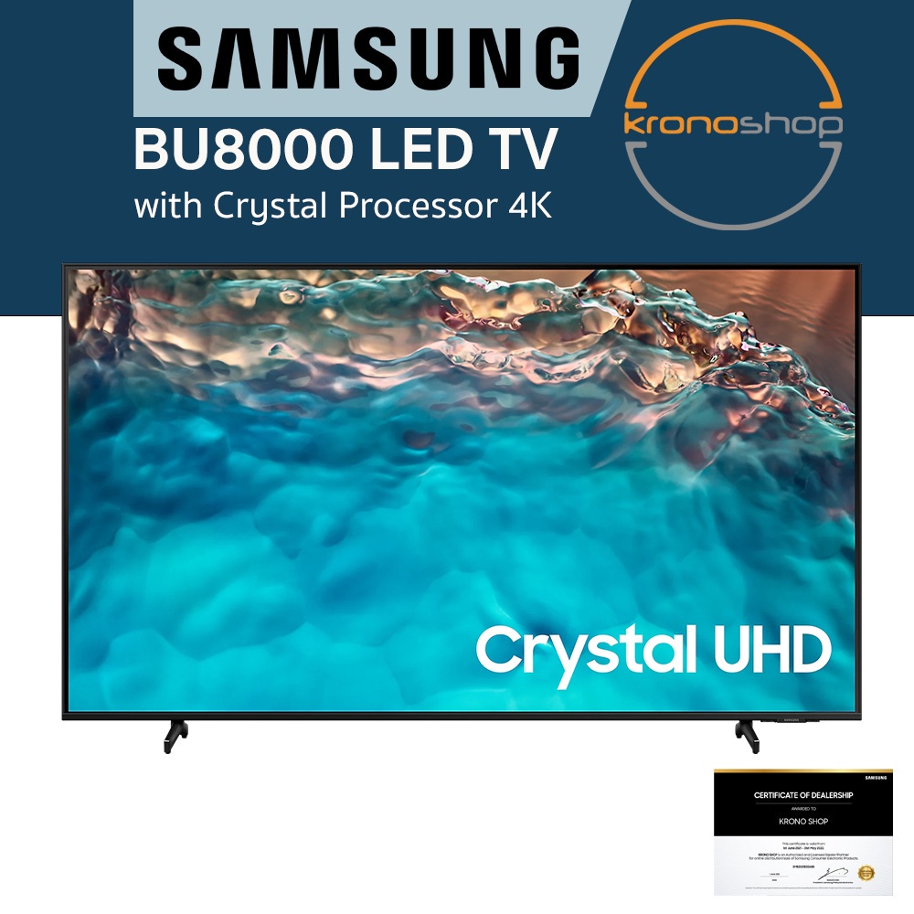 [2022 NEW] SAMSUNG BU8000 65 INCH 4K UHD Smart TV UA65BU8000KXXM