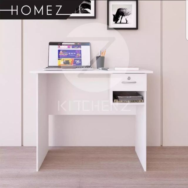 (FREE SHIPPING) Homez Writing Table Office Table Solid Board with 1