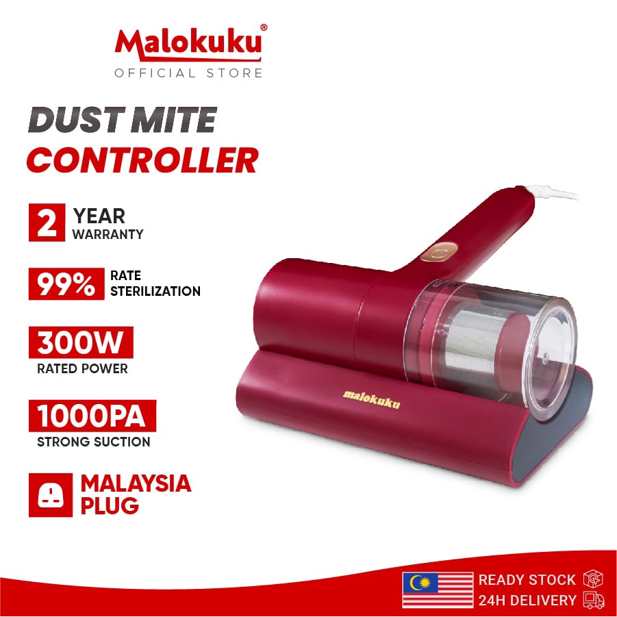 MALOKUKU 300W Anti Dust Mite Vacuum Cleaner Handheld Vibrating UV