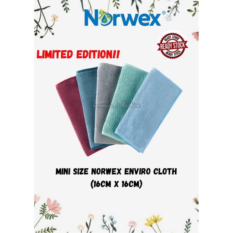 READY STOCK NORWEX MVP MICROFIBRE VARIETY PACK & MINI ENVIRO CLOTHS