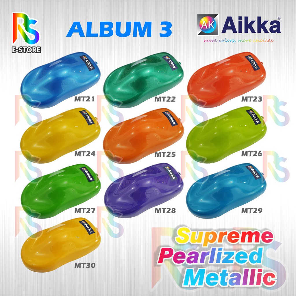AIKKA Supreme Metallic (Album 3) / Special Color 2020 / Warna Baru 2020