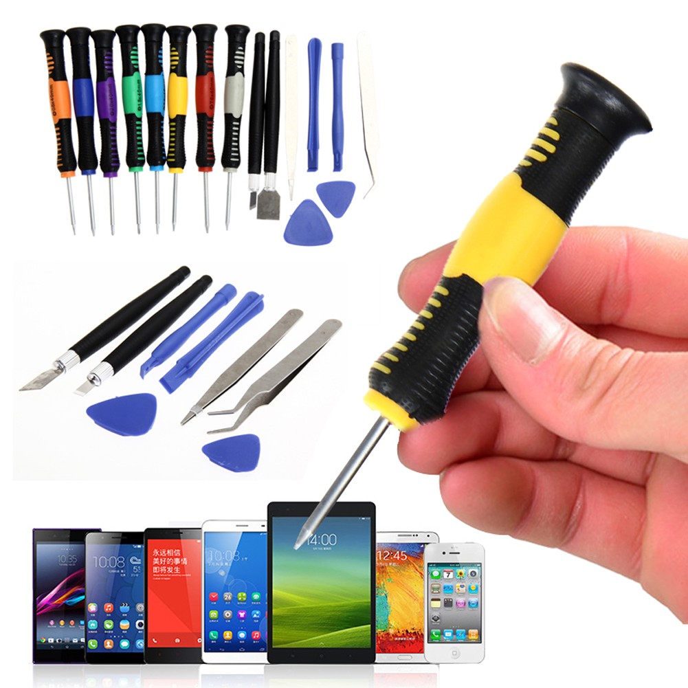 16 in 1 Mobile Phone Repair Tools Screwdrivers Set Kit Shopee Malaysia