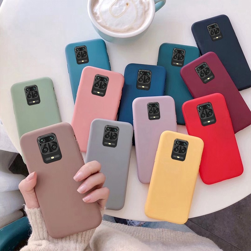 Xiaomi Redmi Note 9 9S Pro 9T 10 Pro Case Candy Color
