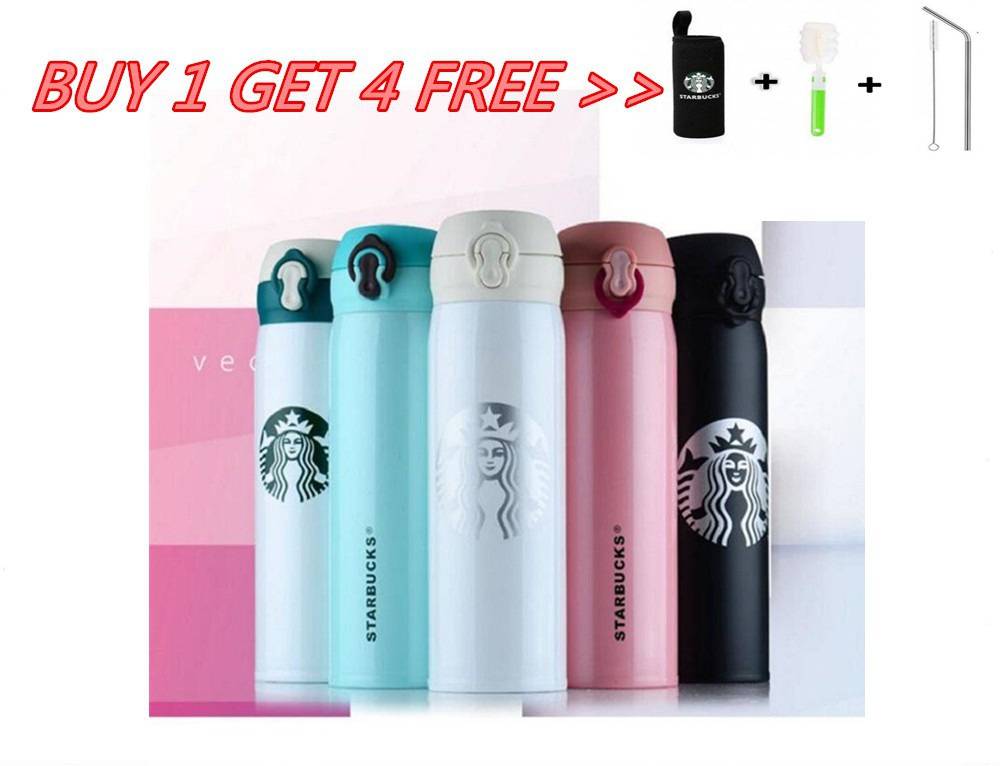 Starbucks Stainless 304 Steel Mug Thermal Insulation Vacuum Flask