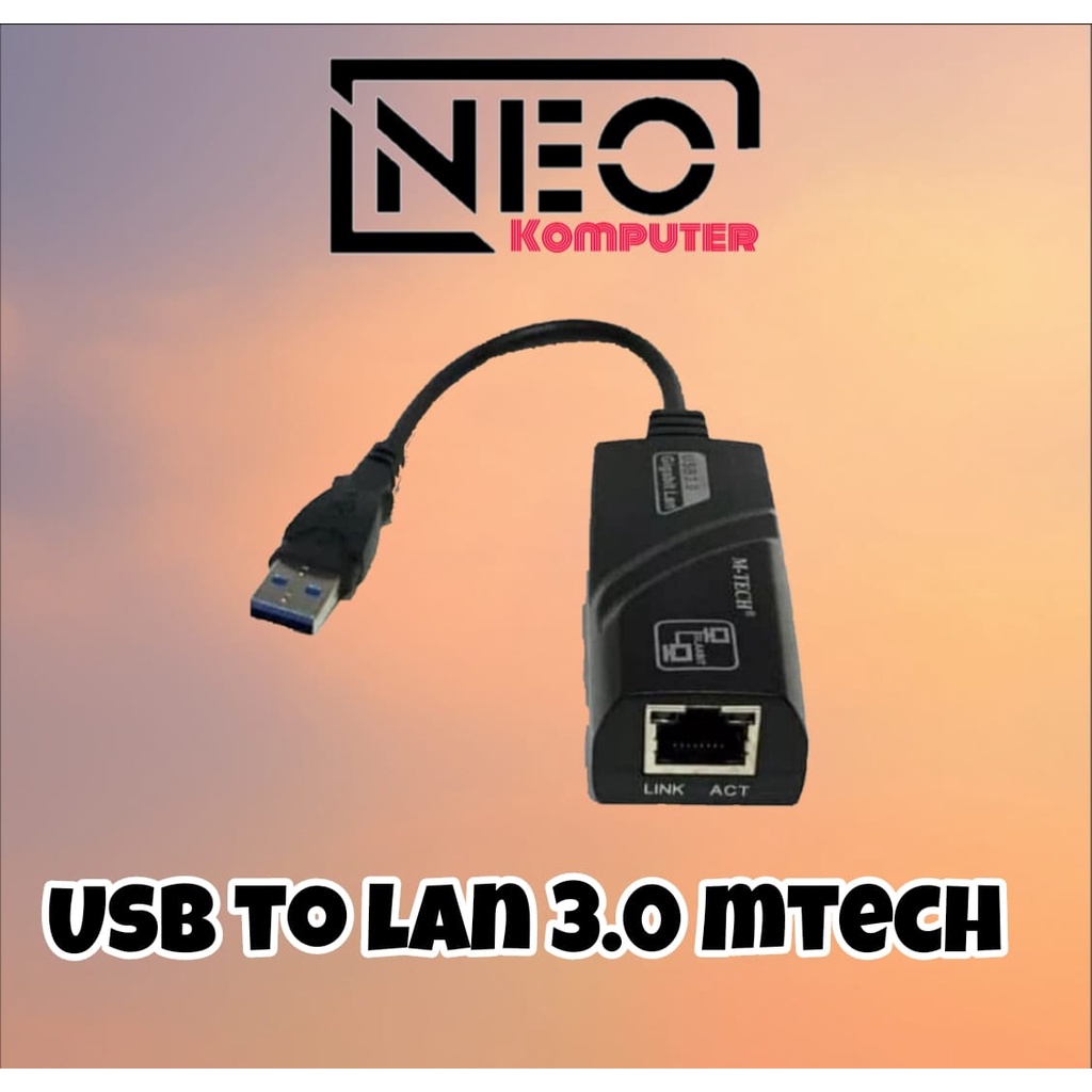Mtech USB to LAN 3.0 GIGABIT 10/100/1000Mbps / USB 3.0 to LAN GIGABIT