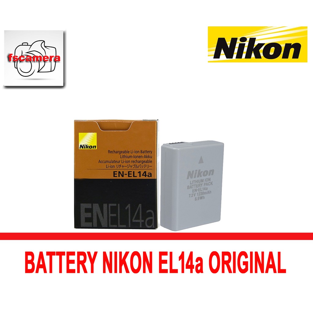 NIKON ORIGINAL MALAYSIA EL14A BATTERY Shopee Malaysia