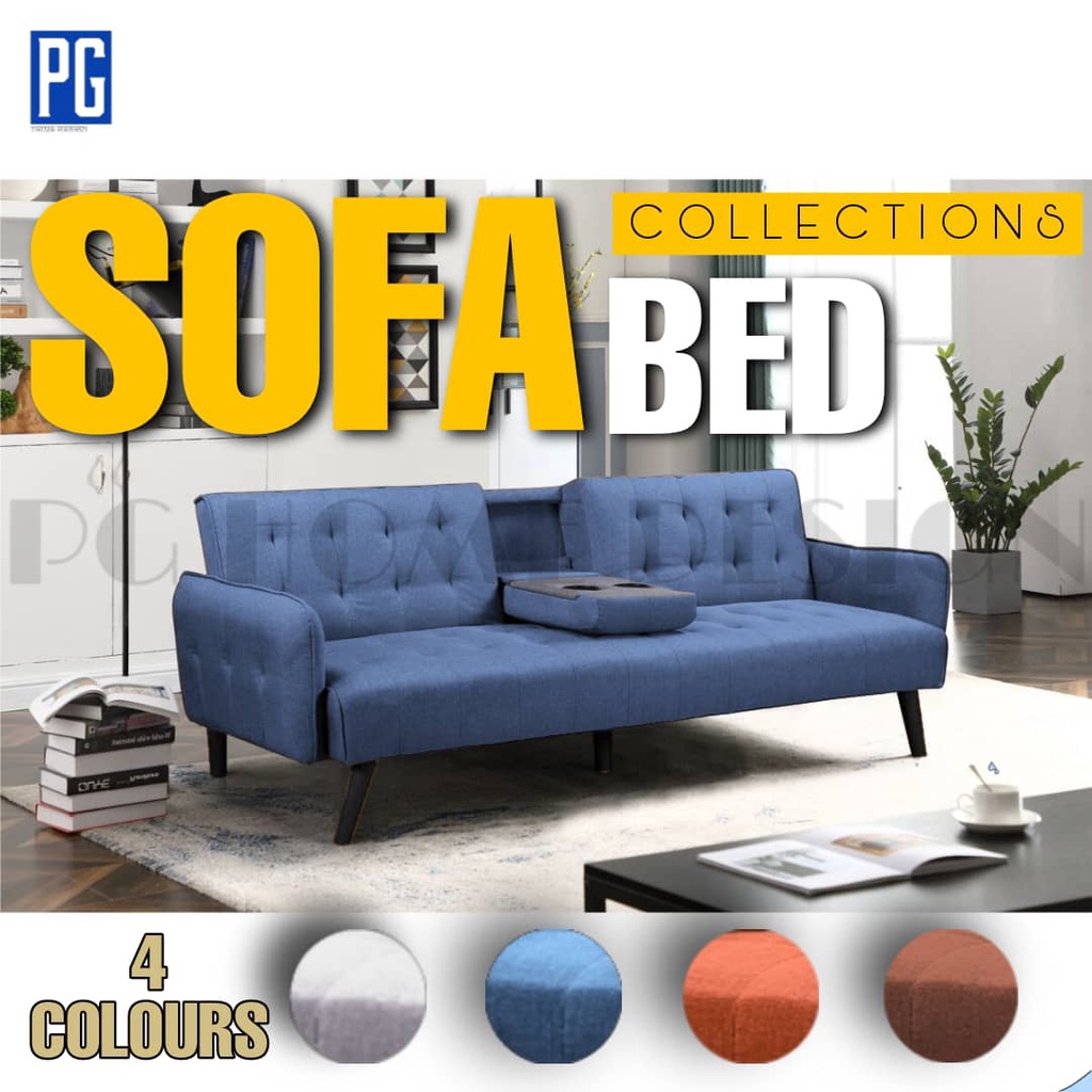 PG HOMESofa Bed / Foldable Sofa Bed 3 Seater 165cm Ready Stock
