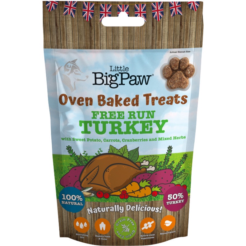 LITTLE BIG PAW OVEN BAKED TREATS TURKEY 130g Shopee Malaysia