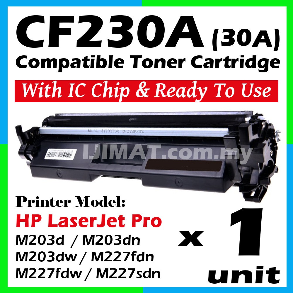 Compatible Toner CF230A 230 For HP LJ Laserjet Pro M203d M203dn M203dw