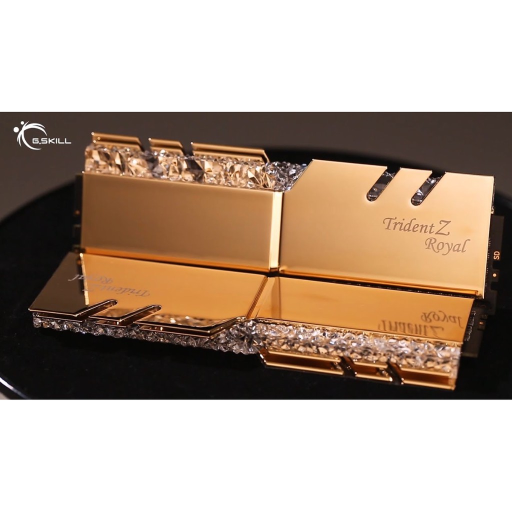 G.SKILL TRIDENT Z ROYAL 32GB (2x16G) SILVER, GOLD 3600 C19 Shopee