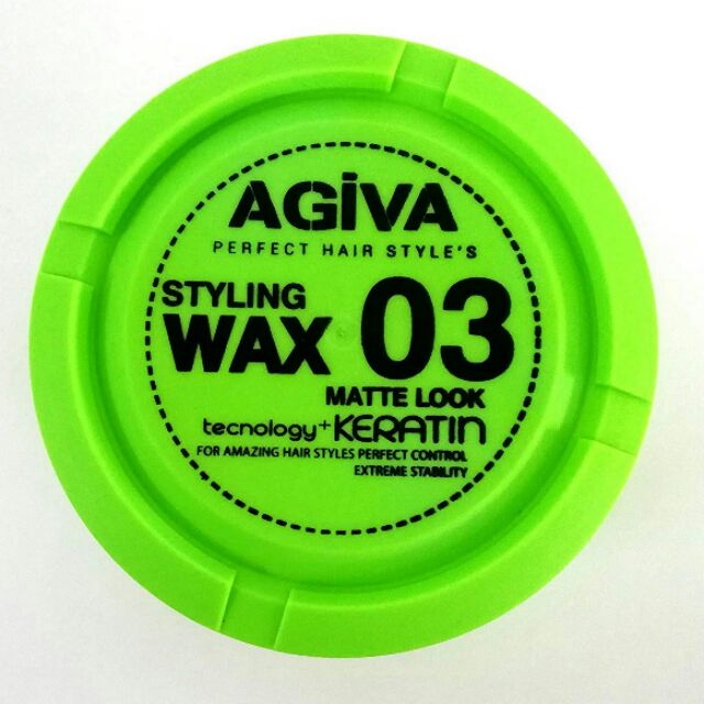 Agiva Hair Styling Wax 03 Matte Look + Keratin Formula Shopee Malaysia