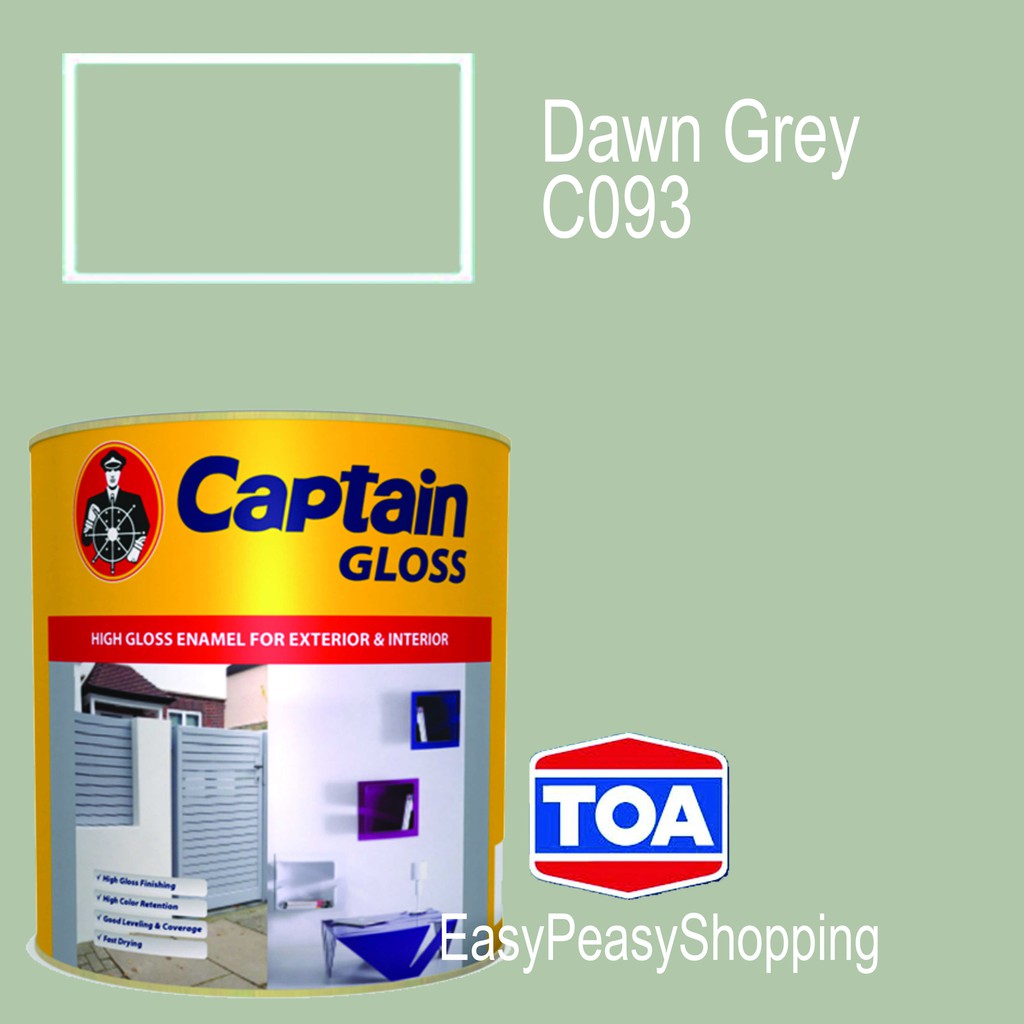 Toa Paint /Captain Gloss Finish 1Liter /High Gloss Enamel For Wood