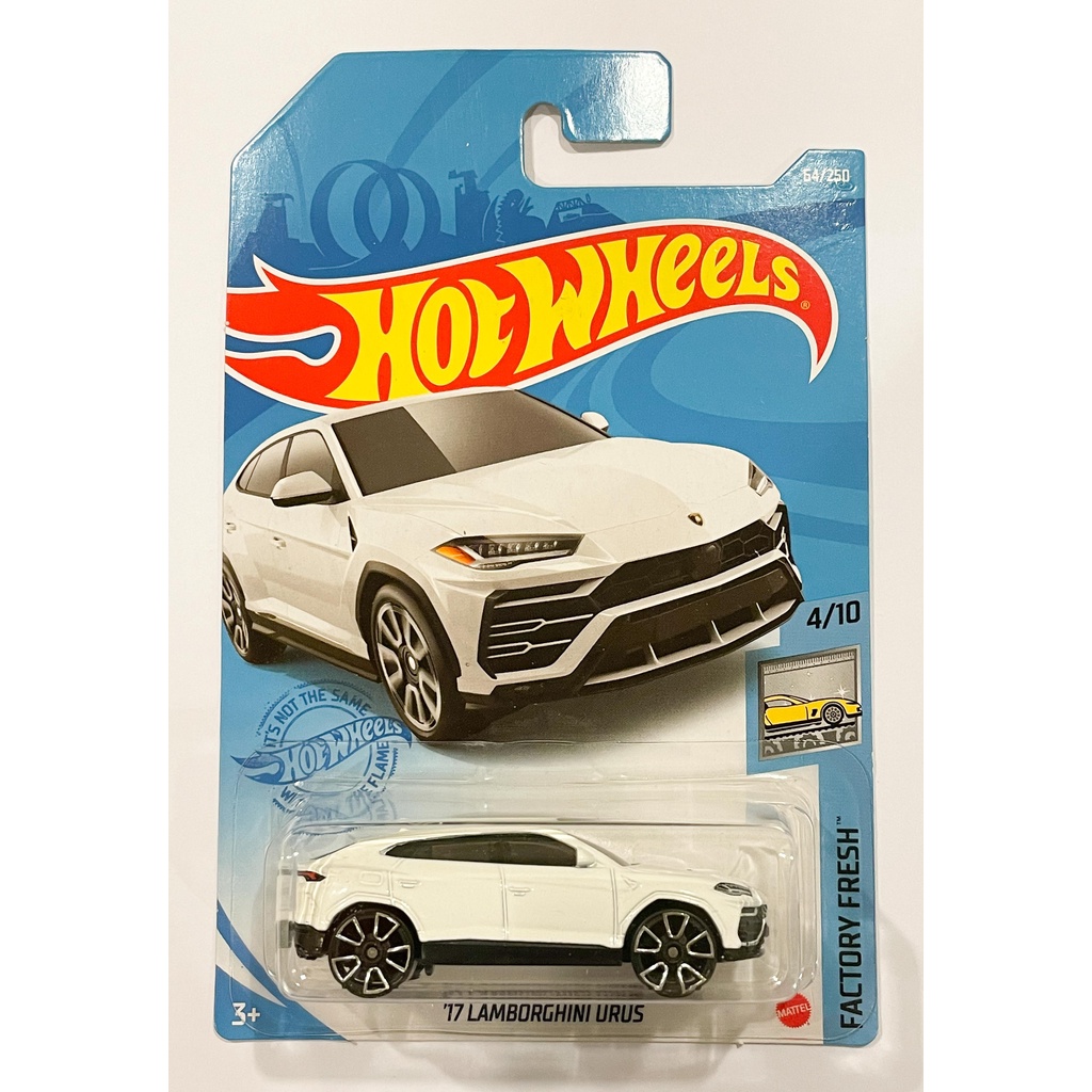 Hot Wheels 17 URUS (WHITE) Mattel Mainline Basic Car new