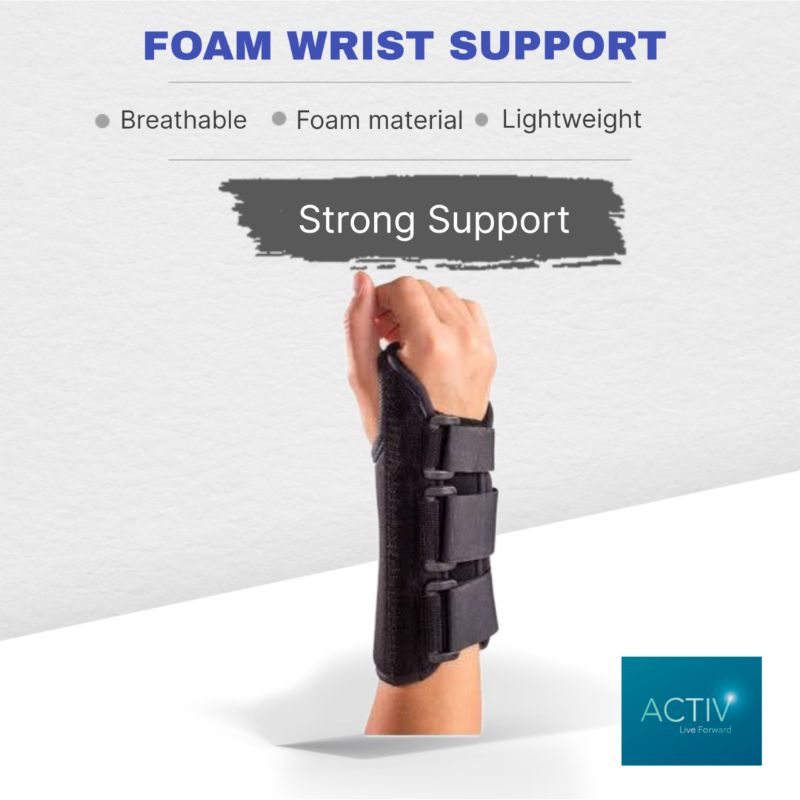 ACTIV Comfort Wrist Support wrist brace guard splint metal cts hand