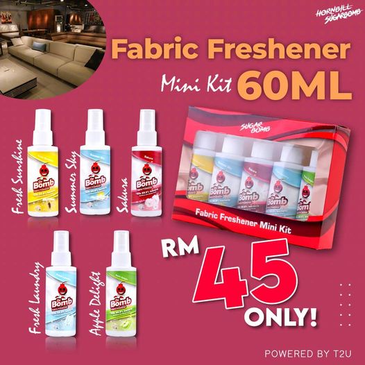 FABRIC FRESHENER SUGARBOMB PERFUME SUGARBOMB FRESHENER SUGARBOM