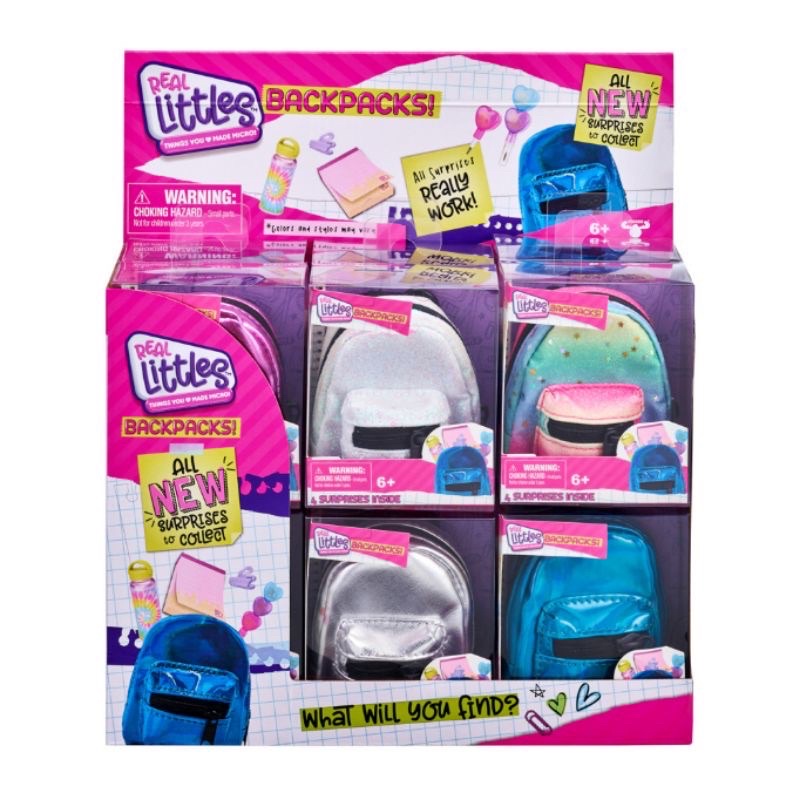 Real Littles Backpack Series 3 Theme Single Pack Surprise Ins ide