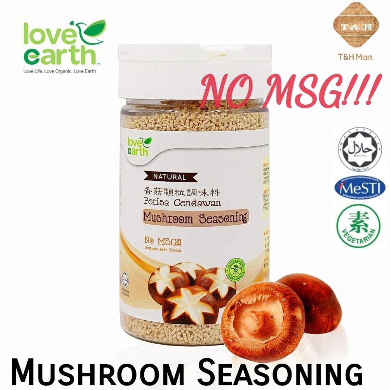 Love Earth Natural Mushroom Seasoning 150g (Halal & 100 Natural