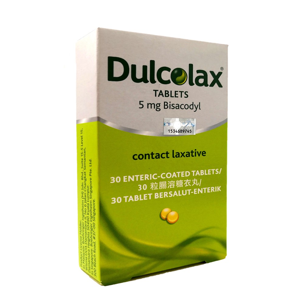 Dulcolax 5mg 30’s tablets Shopee Malaysia