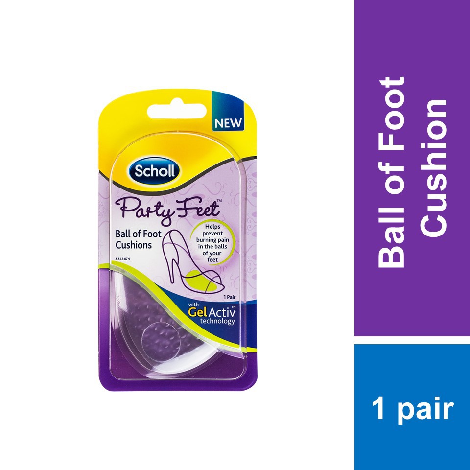 Scholl Party Feet Ball of Foot Cushion 1 pair Shopee Malaysia