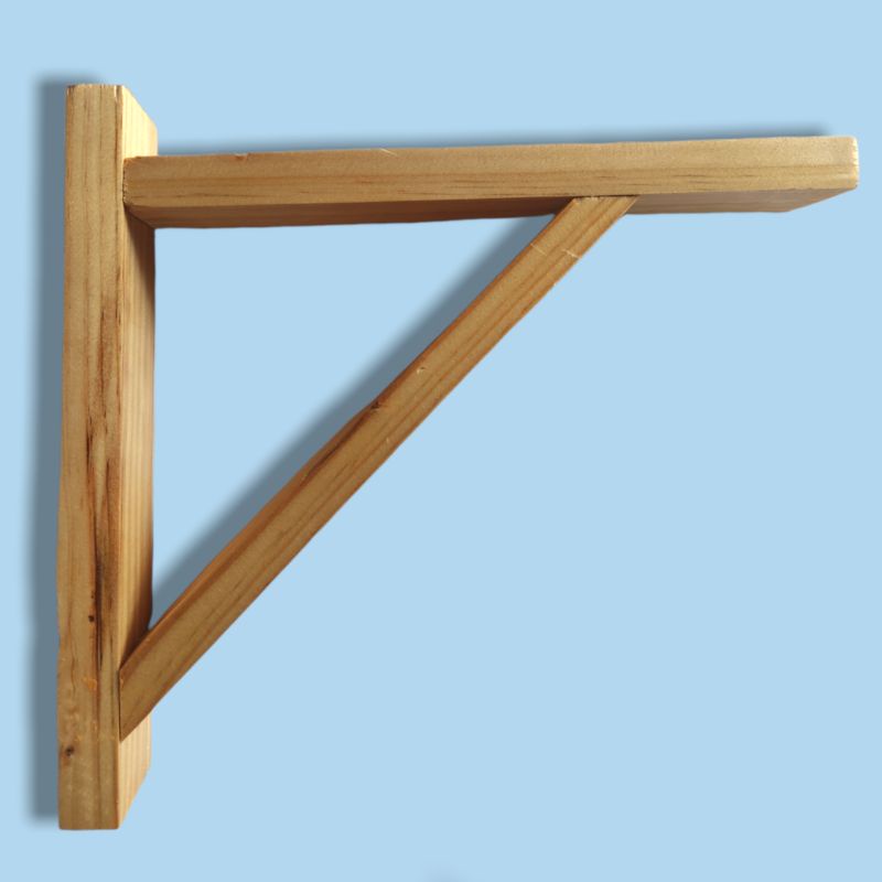 SIKU KAYU Wooden Elbow Decoration, Wood Shelves, Elbow Retaining Table