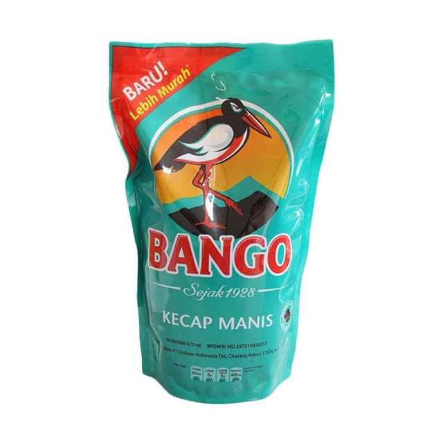 Kecap Bango refill 550 ml/kecap/kecap refill/bango/cap bango/capbango