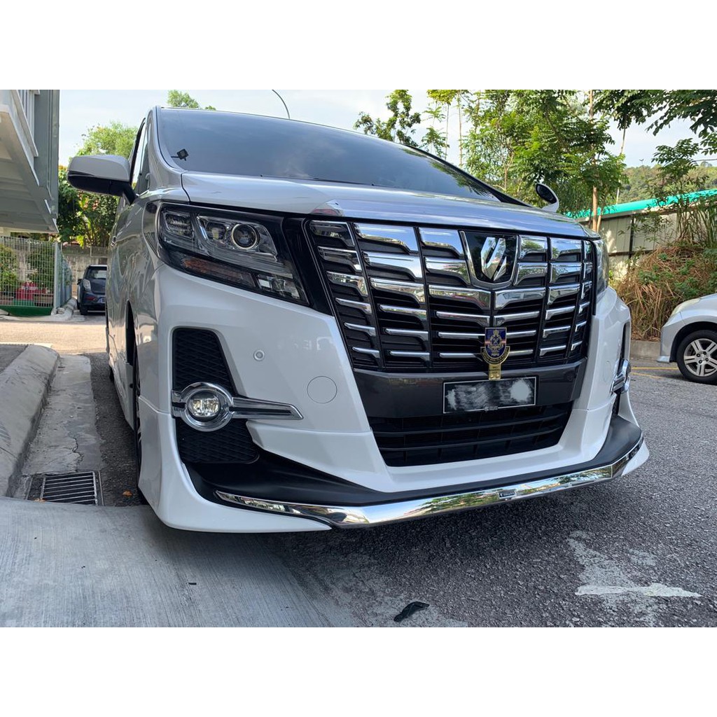 20152017 toyota alphard sc agh30 modelista aero bodykit skirt with oem