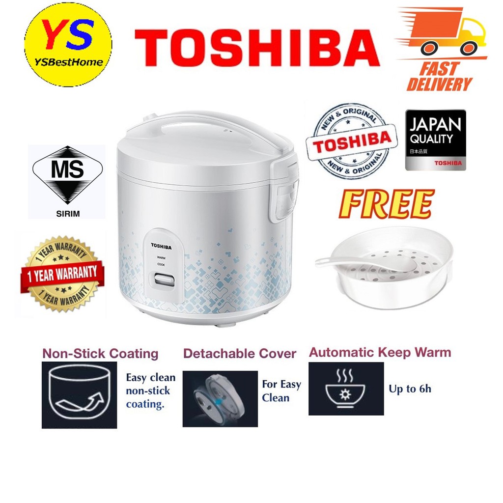 TOSHIBA 1.8L JAR RICE COOKER RC18JH1NMY Shopee Malaysia