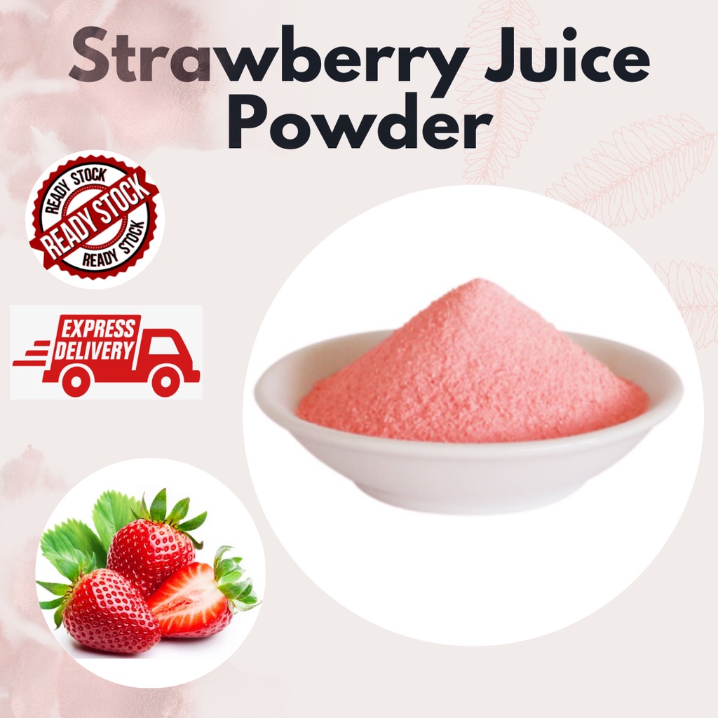 Strawberry Juice Powder 100g Shopee Malaysia