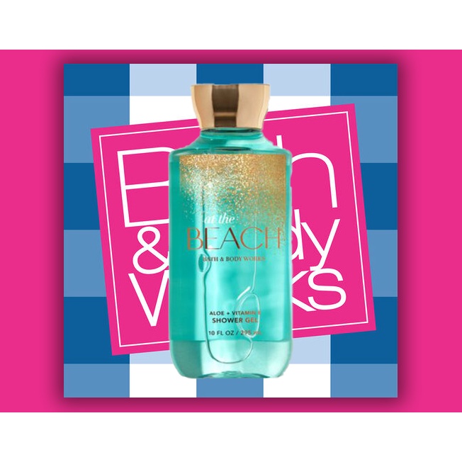 Bath & Body Works AT THE BEACH Shower Gel (Authentic & Normal Size
