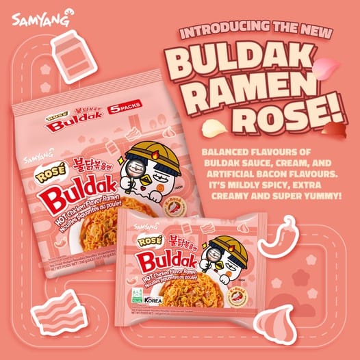 Samyang Rose Halal (New) Shopee Malaysia