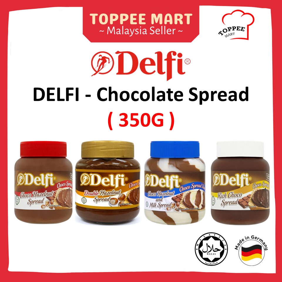 DELFI 350g Choco Hazelnut Spread / Double Hazelnut Spread / Choco