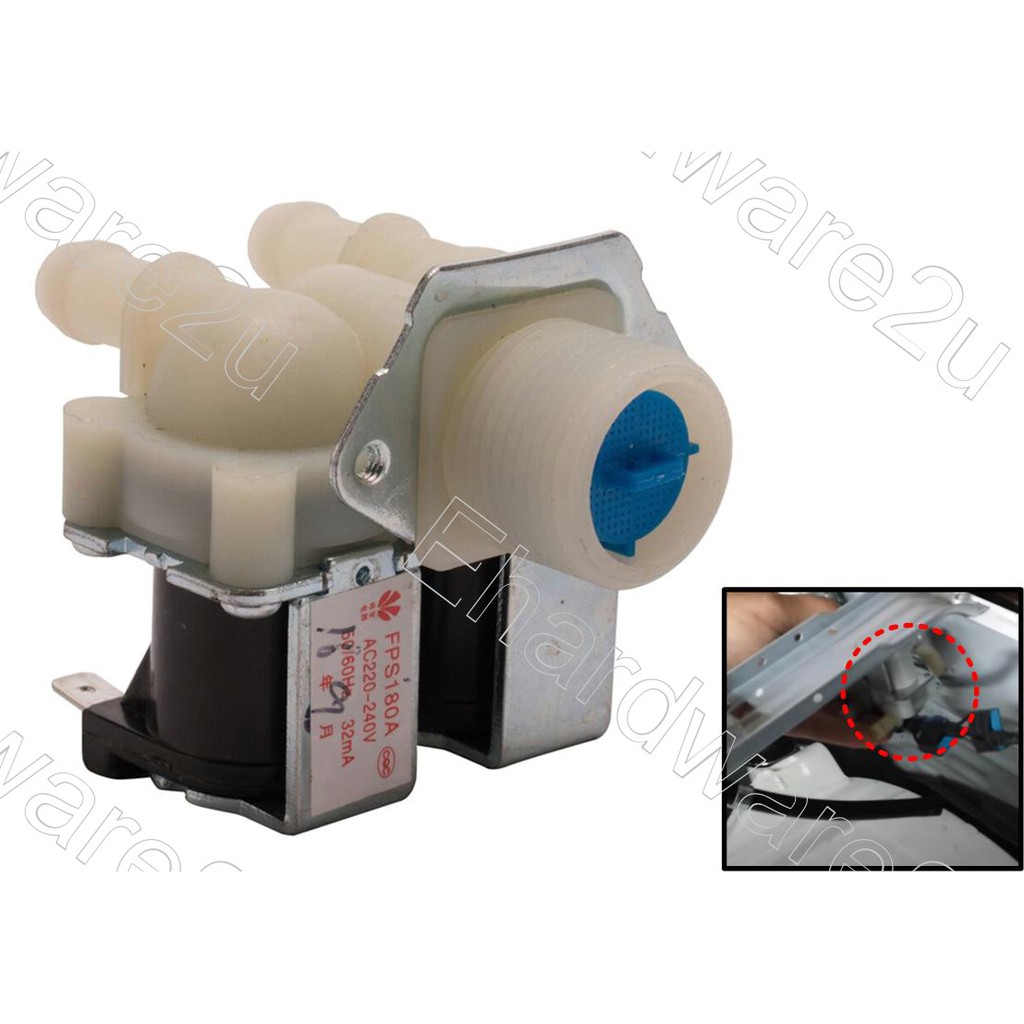 Haier Washing Machine Water Inlet Double Valve (FPS180A) Shopee Malaysia