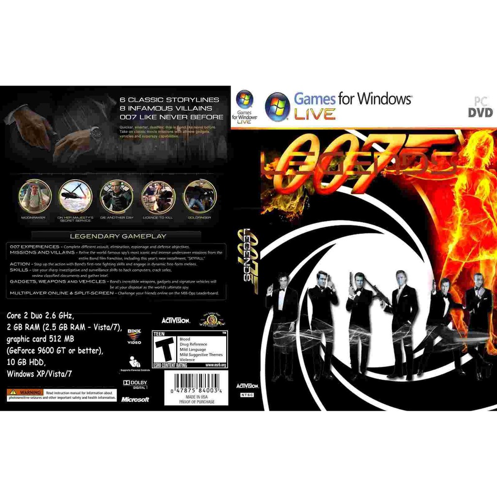 (PC) James Bond 007 Legends Shopee Malaysia