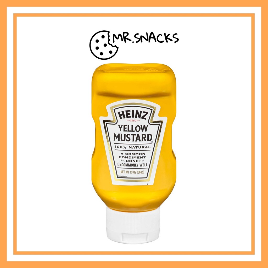 Heinz Yellow Mustard Squeeze 368g (Halal) Shopee Malaysia