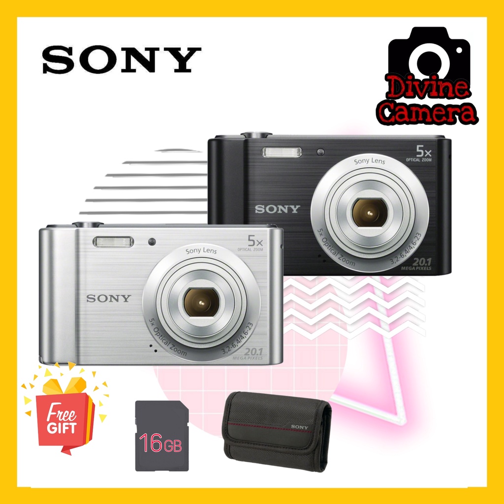 Sony Cybershot DSCW830 Point & Shot Compact Camera Shopee Malaysia