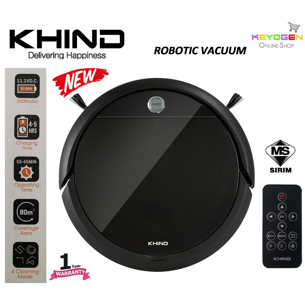 Khind Online Khind Robotic Vacuum VC9X6A with mop Function 1 Year Warranty Shopee Malaysia