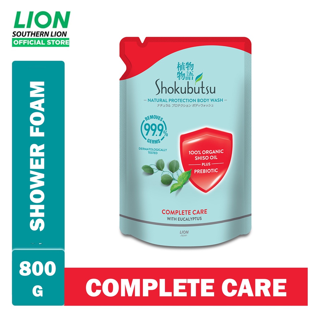 Shokubutsu Natural Protection Body Wash Complete Care with Eucalyptus