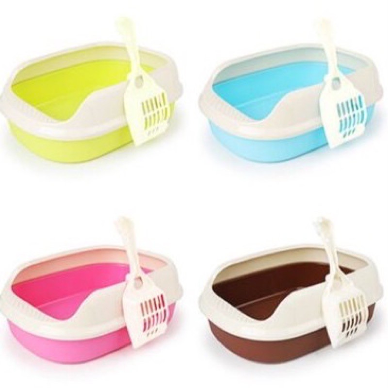 (Ready Stock) Cat Litter Box 4 Colours Available Shopee Malaysia